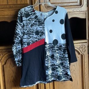 NWT Parsley & Sage Hand Woven Tunic Size M